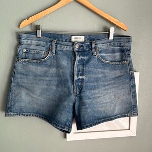 Agolde Parker Long denim short, Occurrence medium wash, size 30
